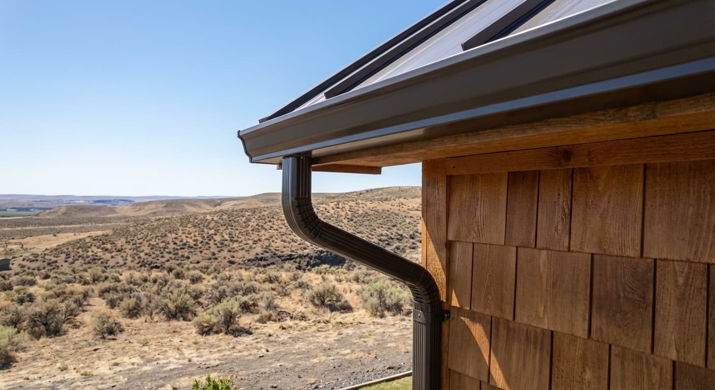 Clean gutters after professional service